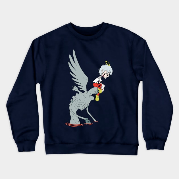 Evangelion 1930 - Kaworu Crewneck Sweatshirt by Siberek